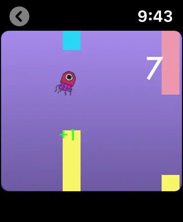 Screenshot 1 for Jellyfish Tap - Watch Game