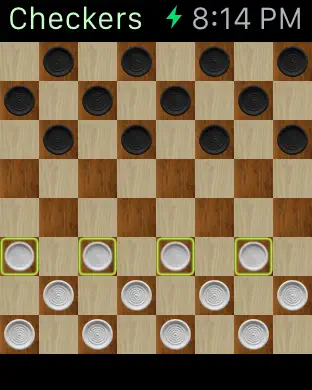 Screenshot 2 for Checkers for Apple Watch