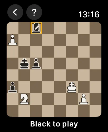 Screenshot 2 for ScrollChess: Chess for Watch
