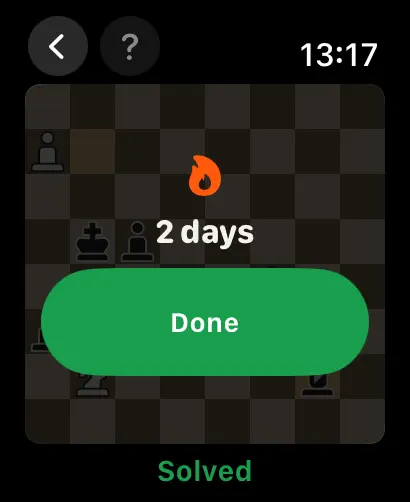 Screenshot 3 for ScrollChess: Chess for Watch