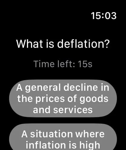 Screenshot 2 for Watch Trivia Game